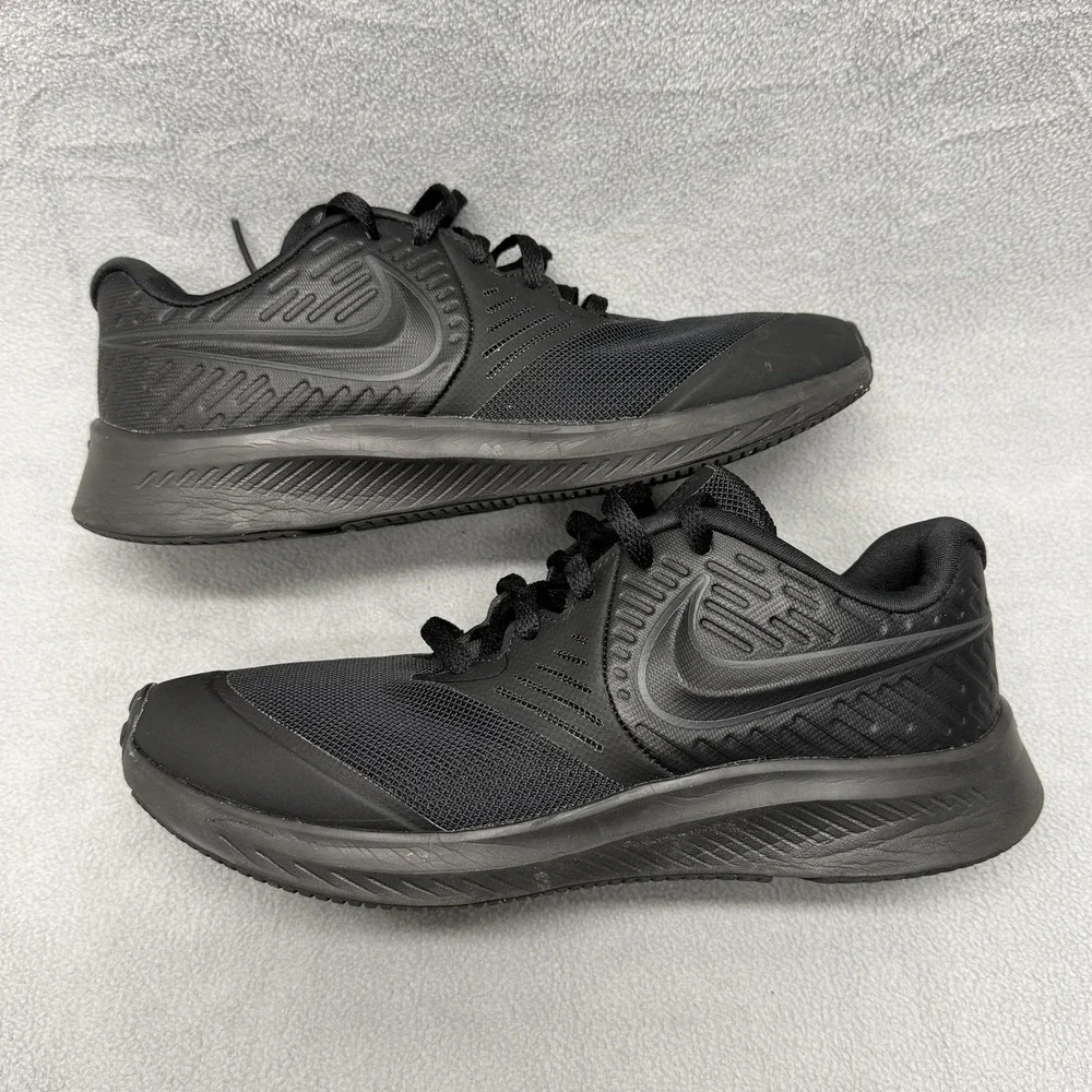 Nike Star Runner 2 GS Triple‎ Black Kids Size 4y AQ3542-003